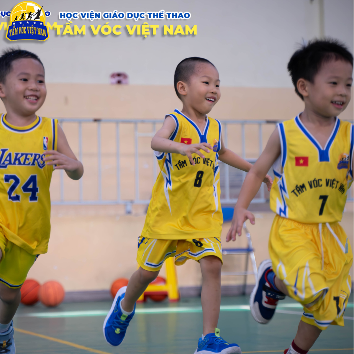 Học bóng rổ tạo ra môi trường tích cực cho các bé